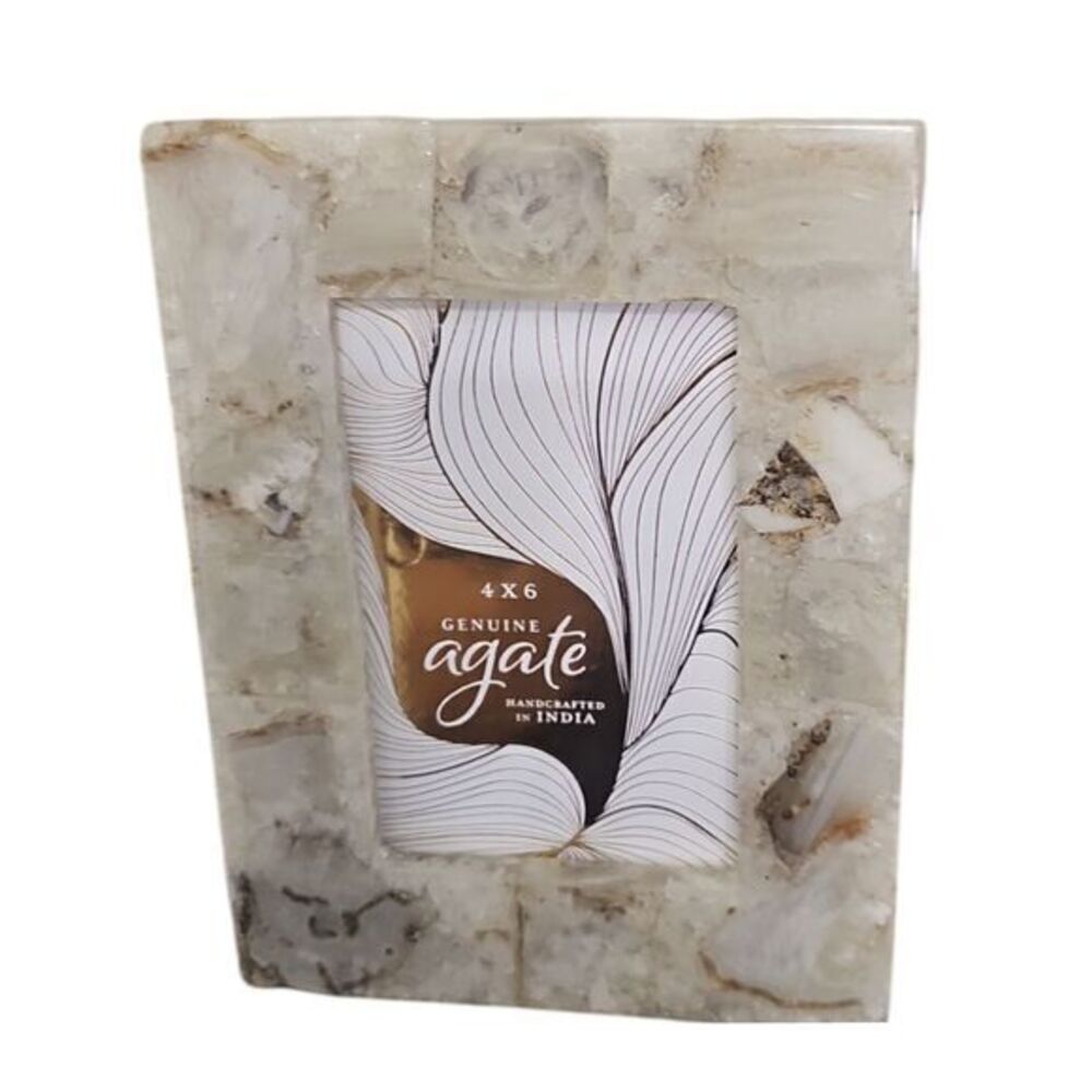 Agate Photo Frame 2-Piece Set - Picture 2 of 7